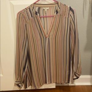 Joie striped blouse. Size extra small. 100% silk